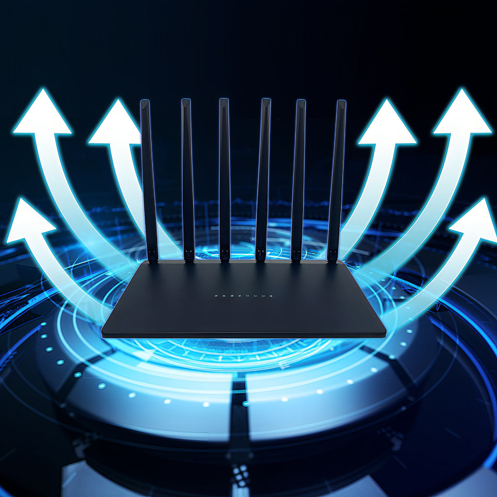 Fenzora WiFi Router kraftfullt kylsystem