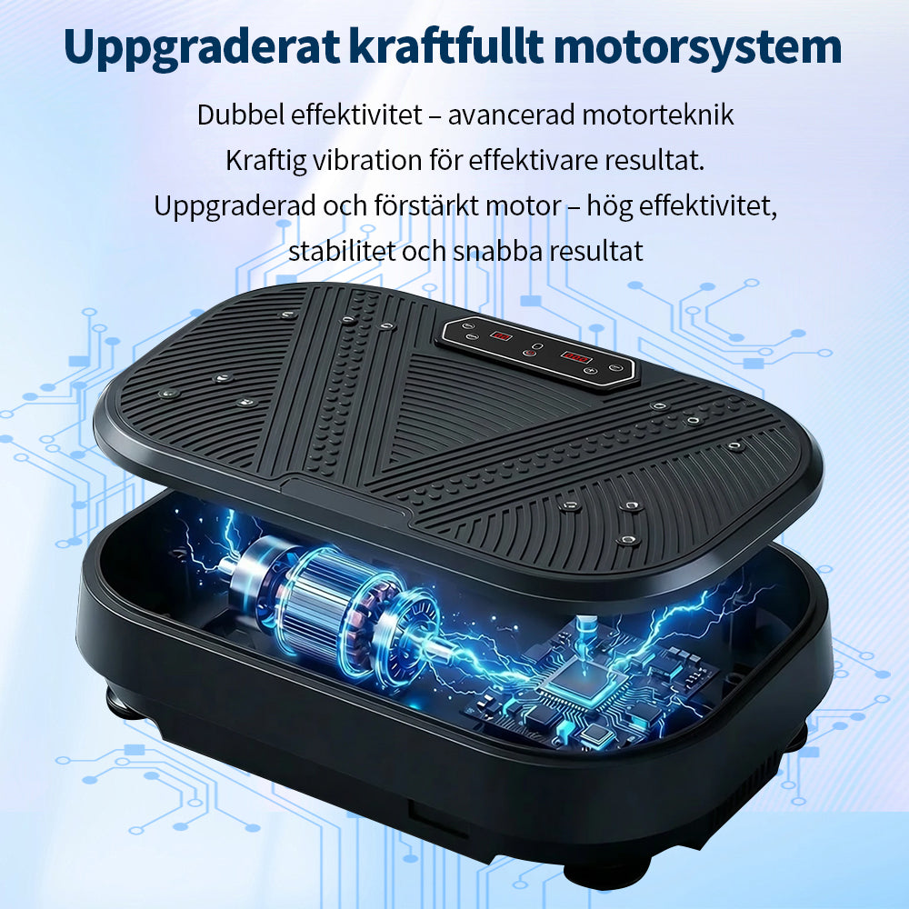 Sevor Vibrationsplatta kraftfullt motorsystem med dubbel verkan